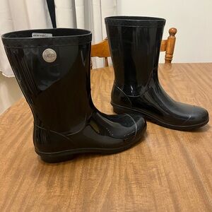UGG Black Rain Boots
